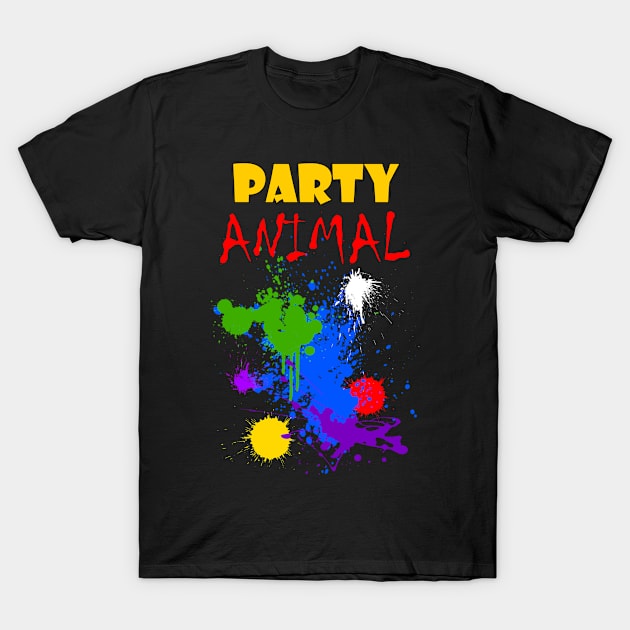 Party Animal T-Shirt by NaumaddicArts